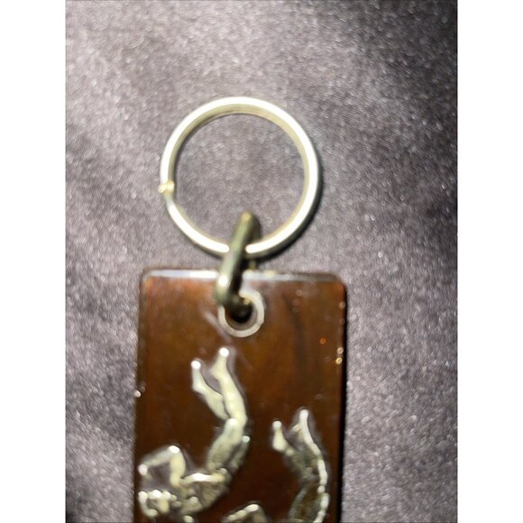 Gemini Zodiac Sign Keychain W/ Ring - Picture 10 of 12